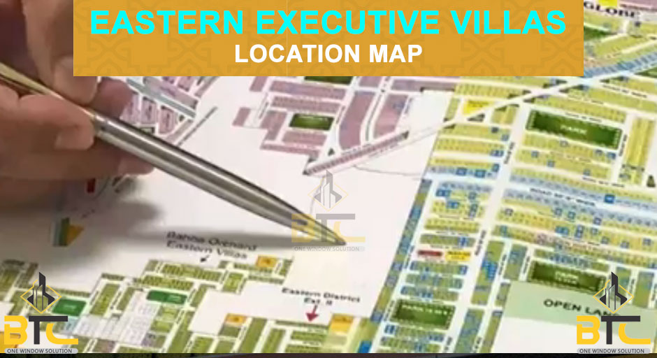 Eastern Executive Villas Location Map