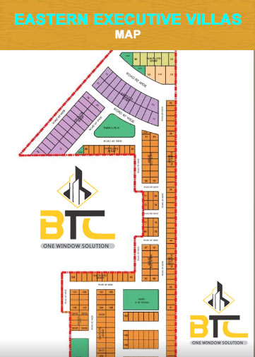 Eastern Executive Villas Map