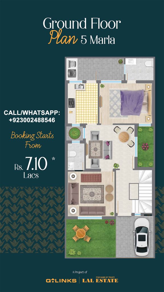 Jasmine Avenue Homes Floor Plan - Ground Floor