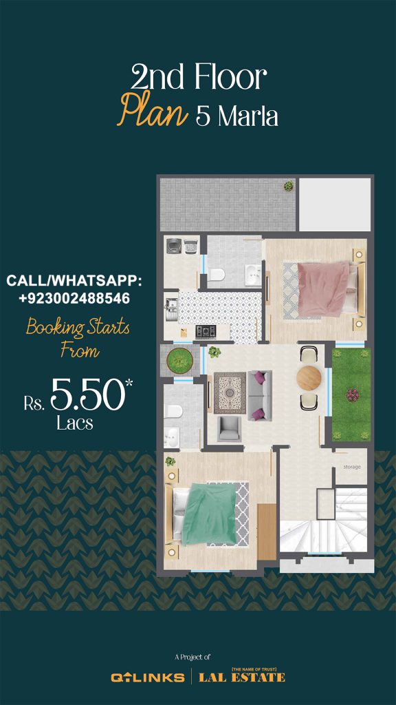 Jasmine Avenue Homes Floor Plan Second Floor