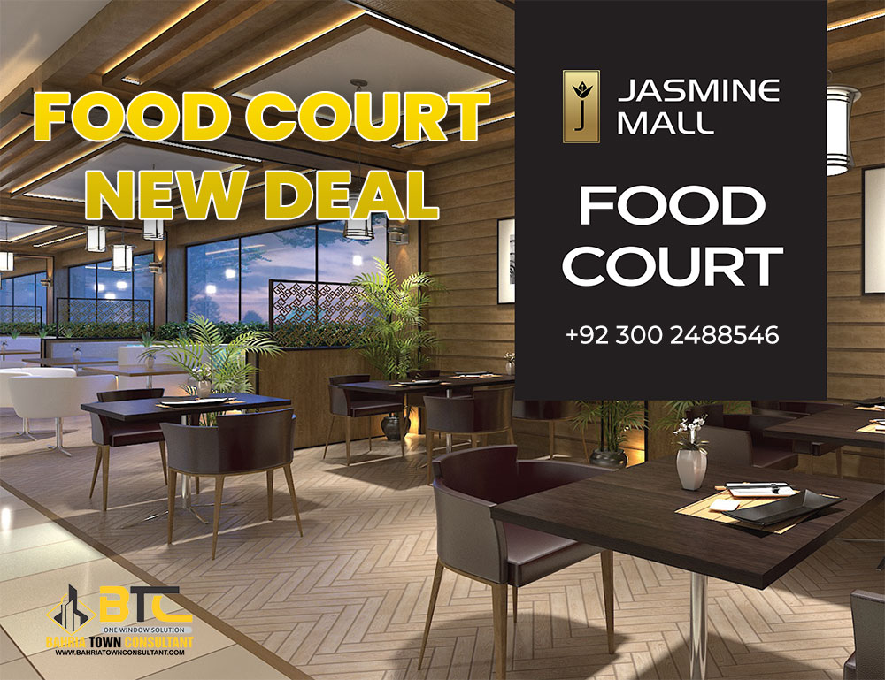 Jasmine Mall Food Court Bahria Town Lahore by qLinks Start your Business Today