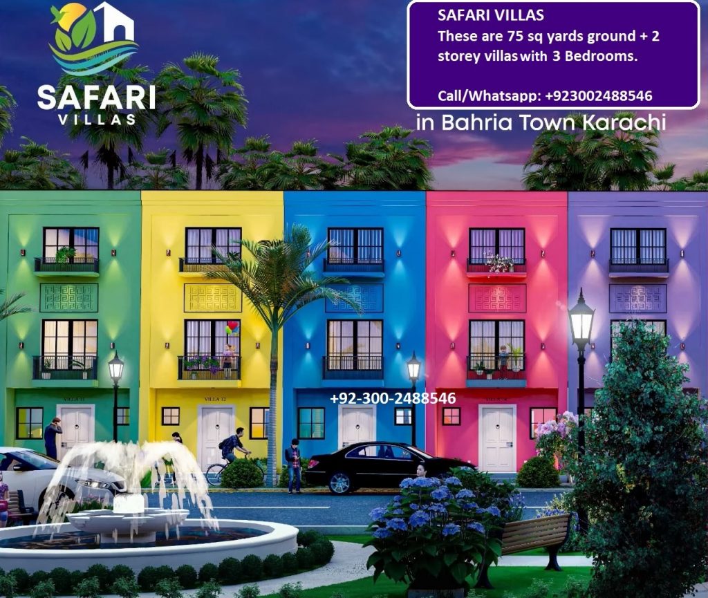 Safari Villas Bahria Town Karachi